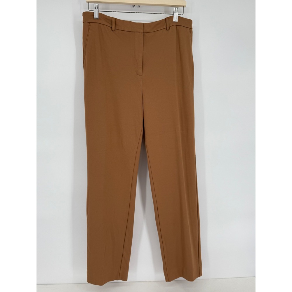Elie Tahari Women‎ Brown Wide Leg Crepe Pants Size 12